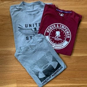 Under Armour, Men’s T-shirt Bundle, Size Large